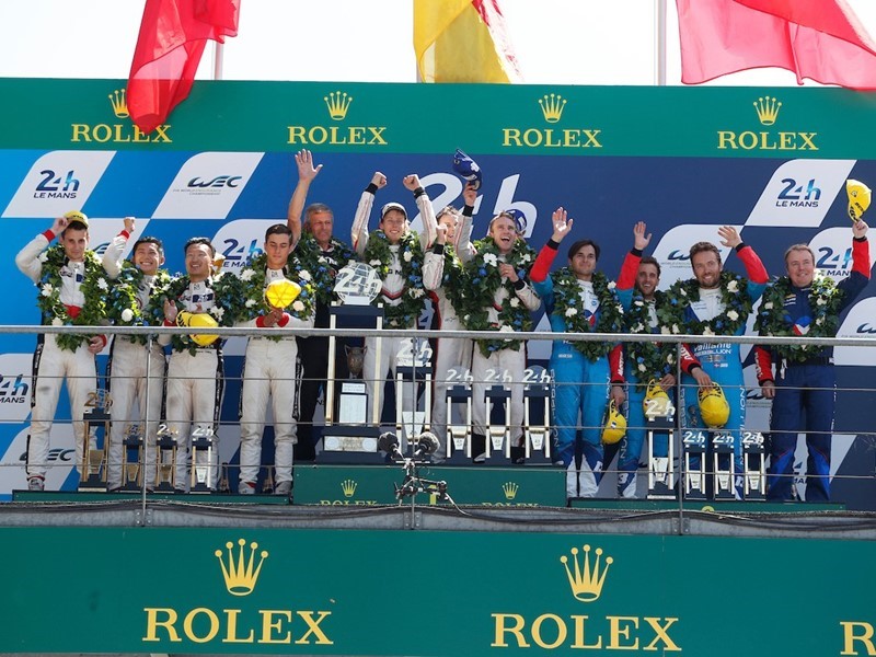 Double Dunlop overall podium at Le Mans 24 Hours